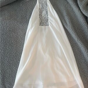 WYLDR White Halter Dress